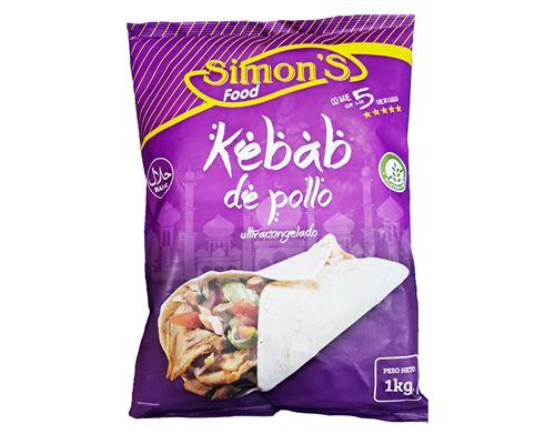 LONCHEADO KEBAB POLLO "SIMON" 8X1KG