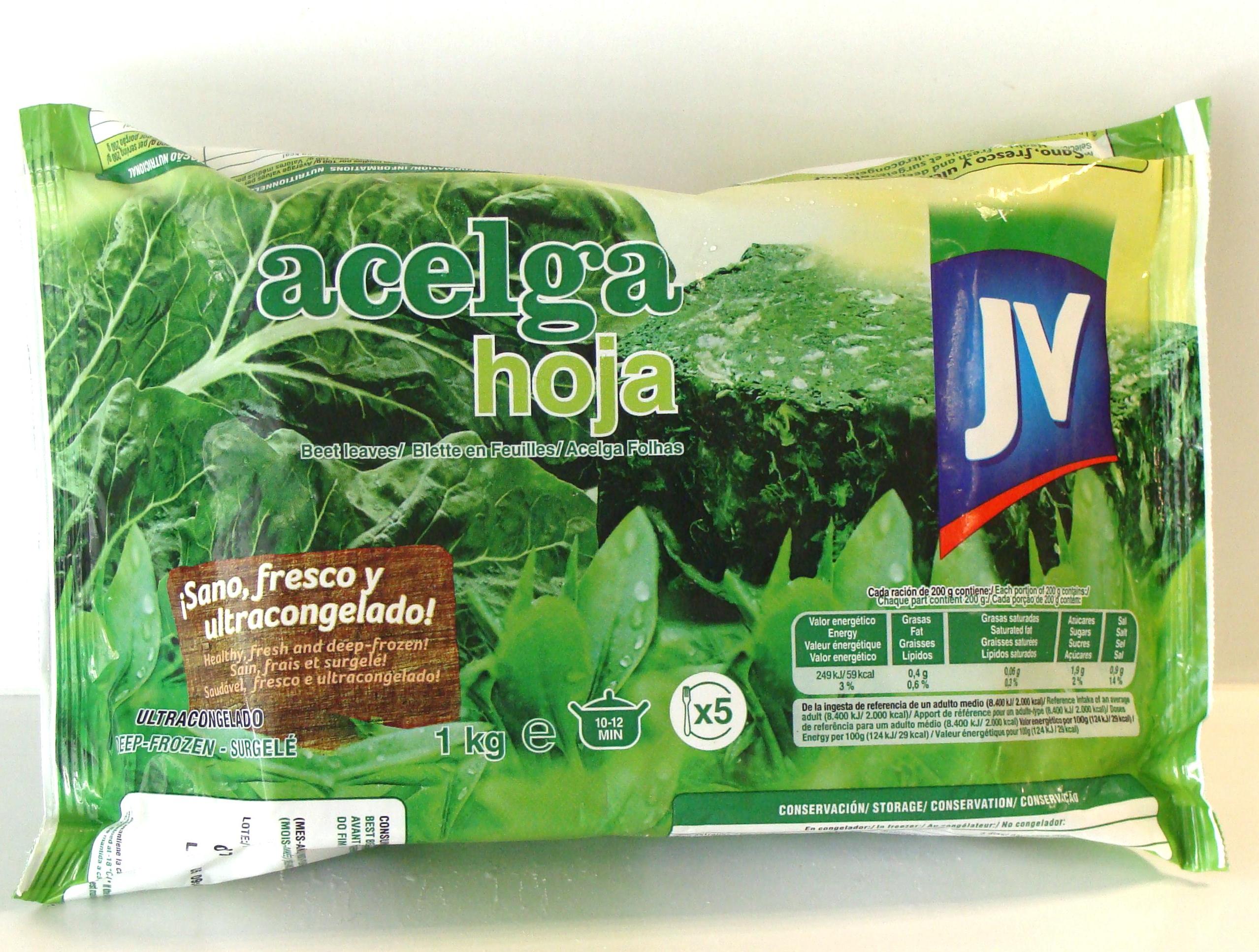 ACELGA HOJA JV 20X400GR