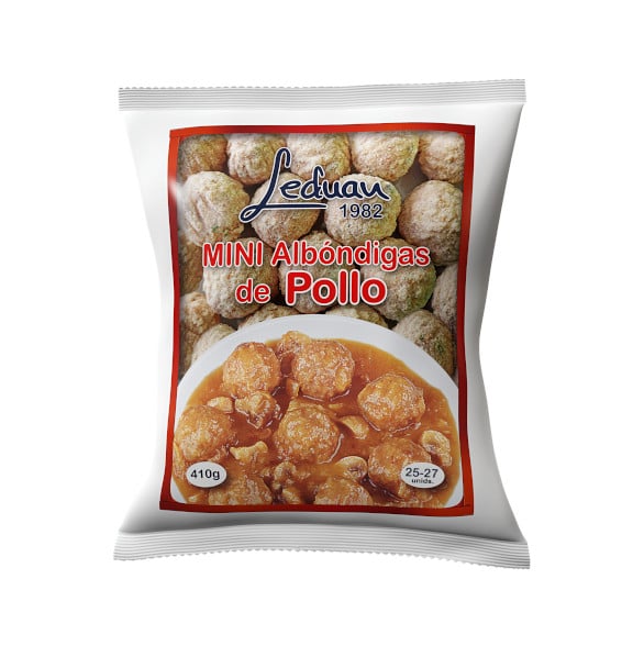 MINI ALBONDIGA POLLO LEDUAN 8X410GR
