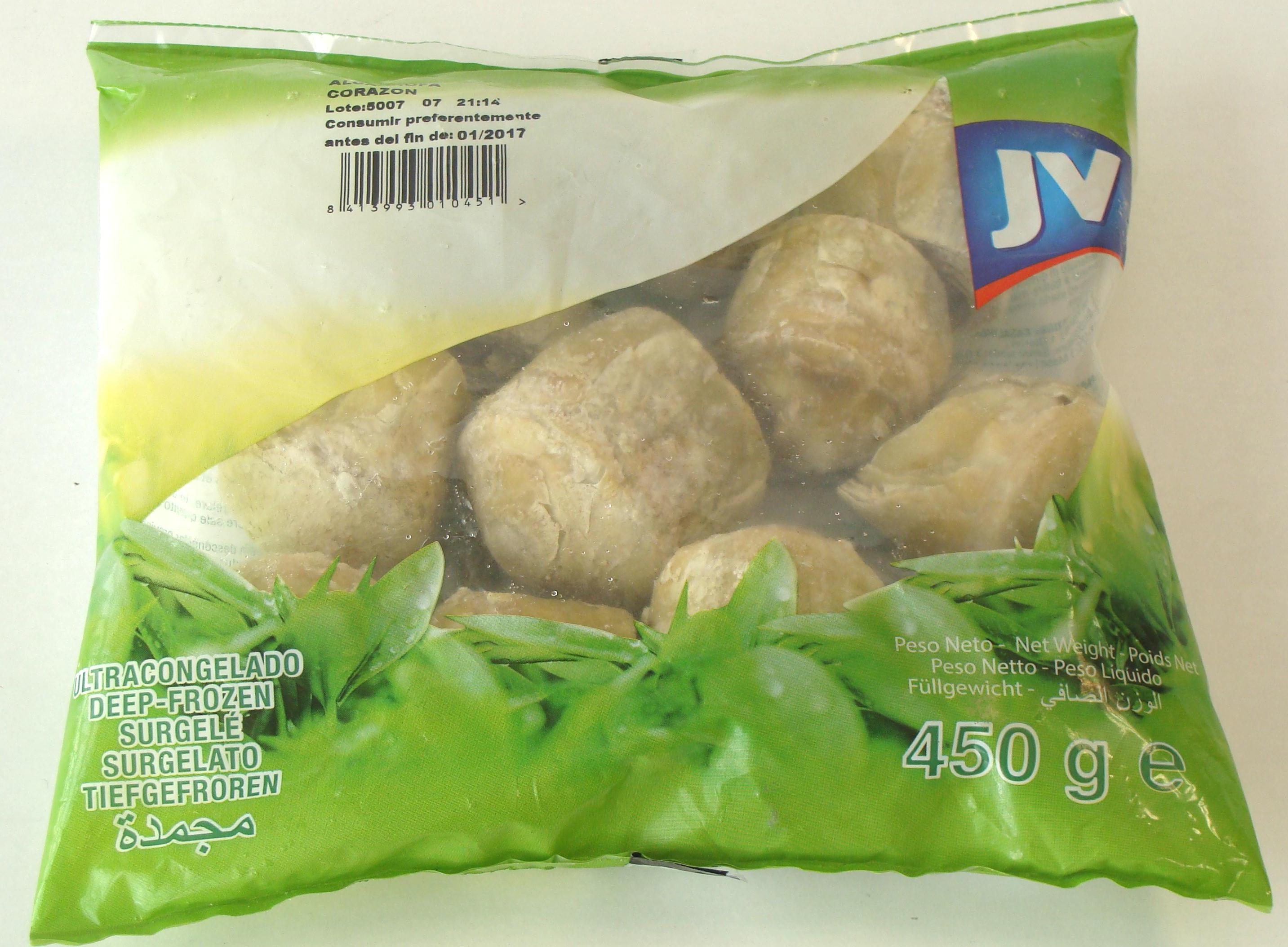 ALCACHOFA CORAZON JV 20X450