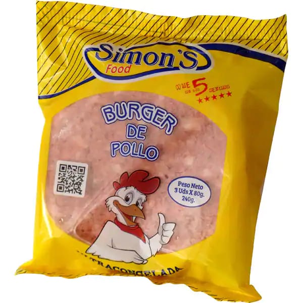 HAMB. POLLO SIMONS 12X3UN