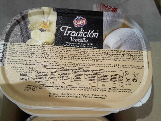 TARRINA VAINILLA TRADICION "CASTY" 6X1L