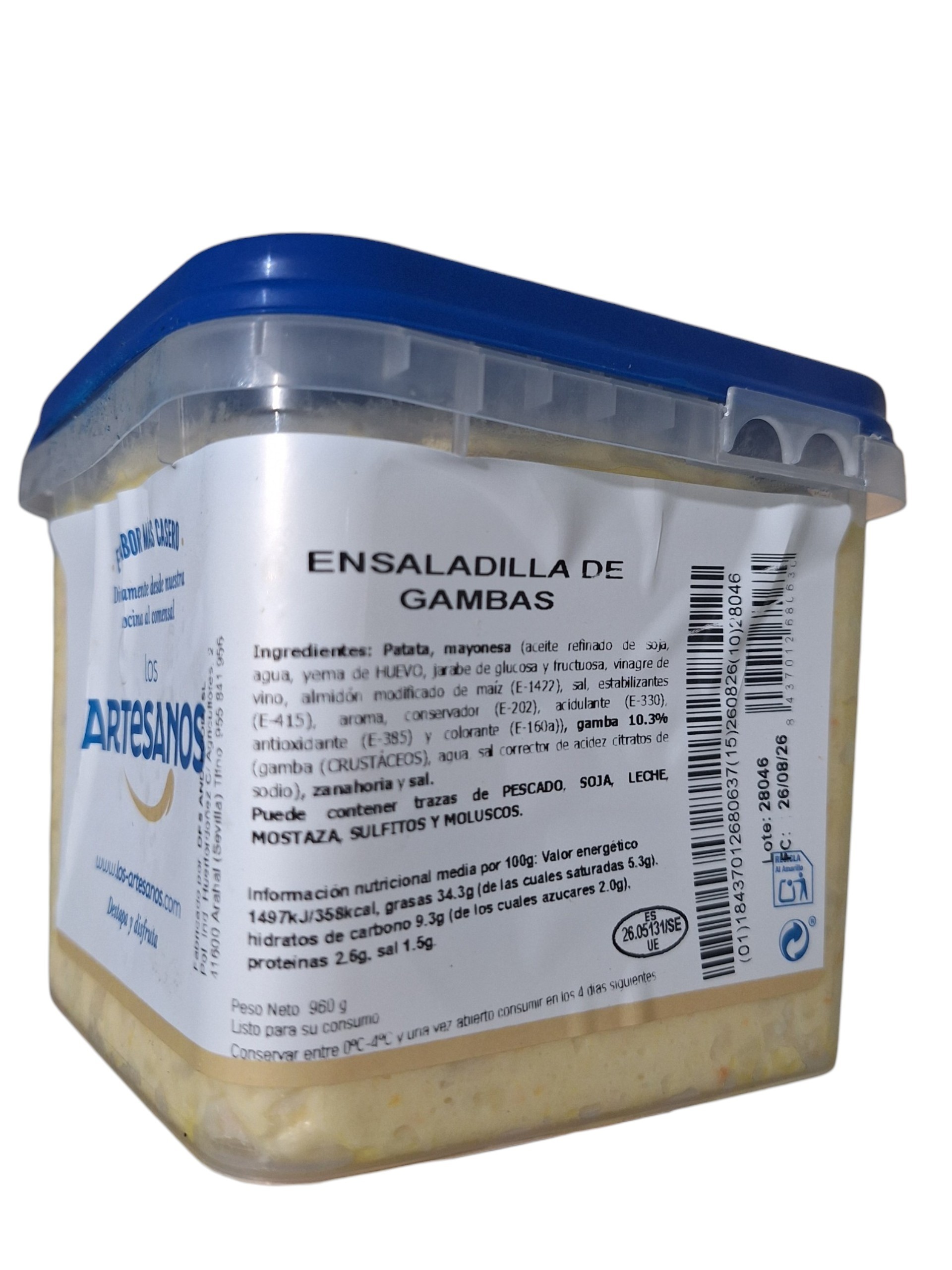 ENSALADILLA DE GAMBA "ARTES" 960GR