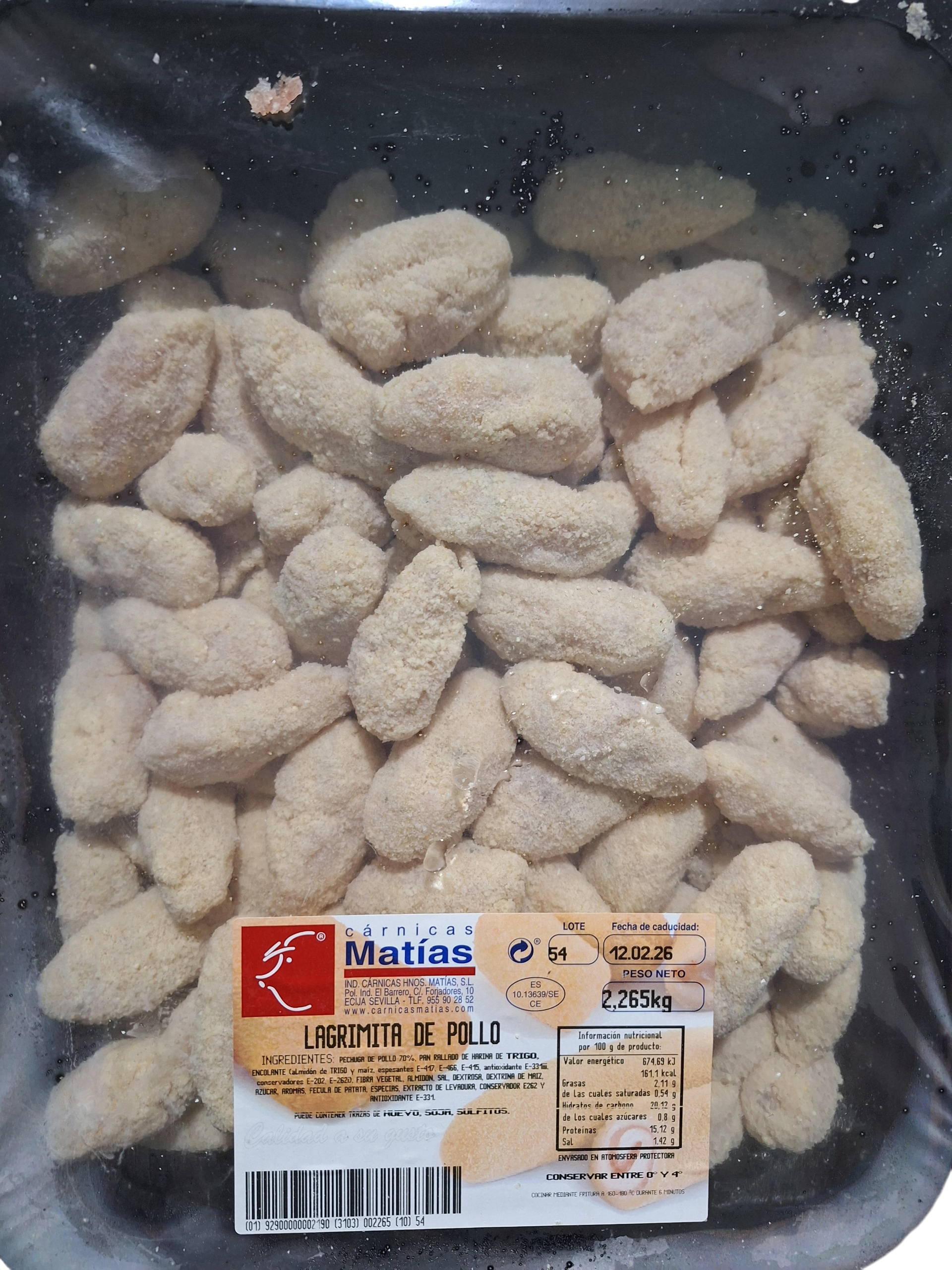 LAGRIMITAS DE POLLO MATIAS KG *