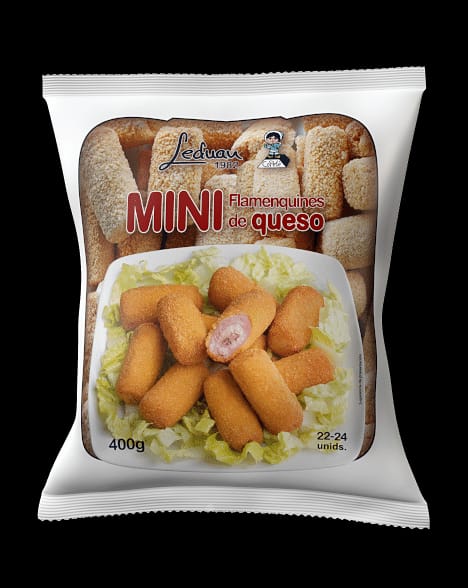 MINI FLAMENQUIN QUESO LEDUAN 12*400GR