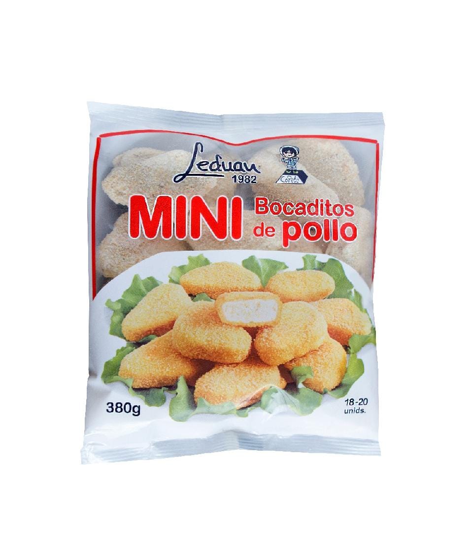 MINI BOCADITO POLLO LEDUAN 8X380GR