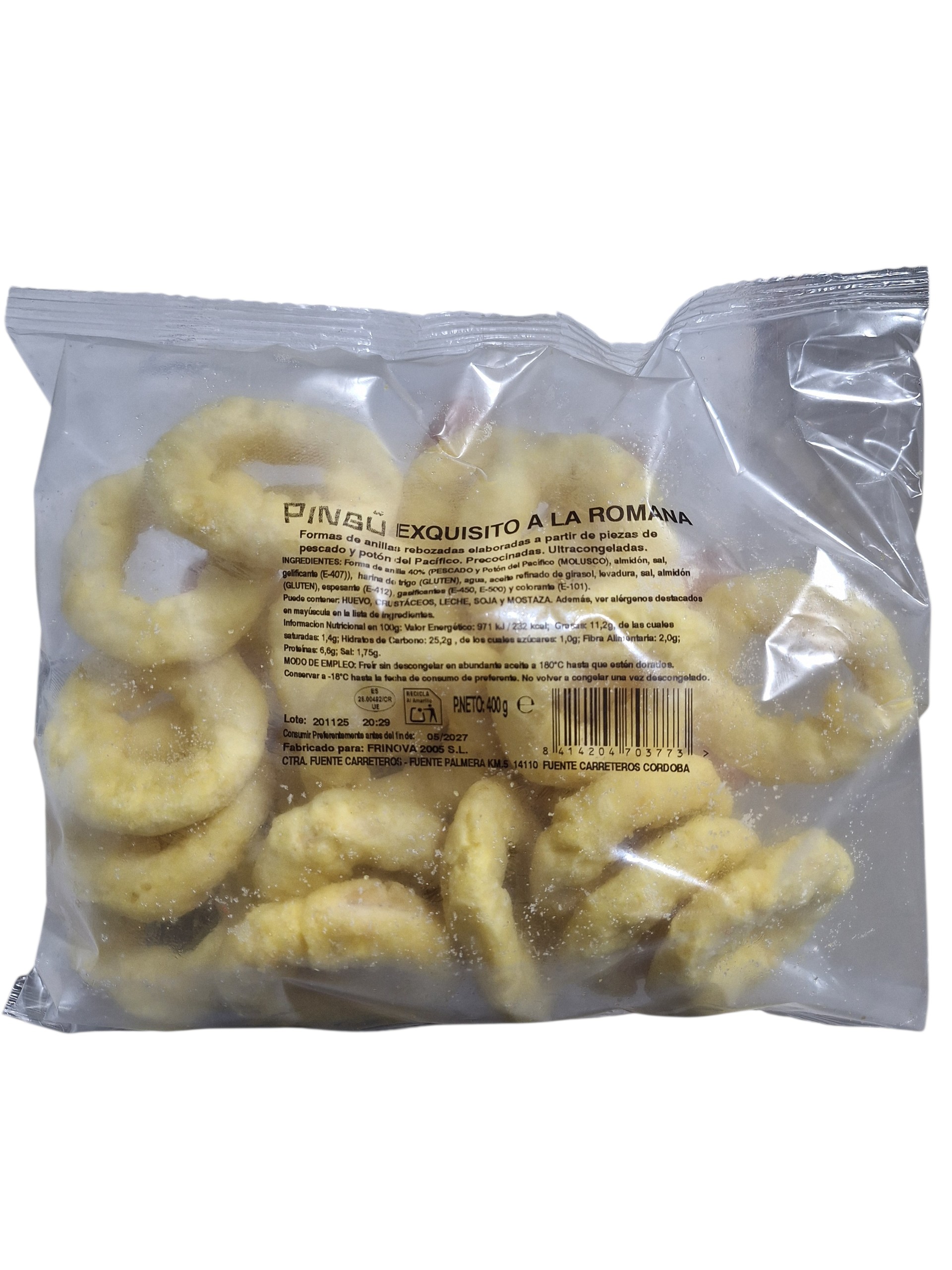 EXQUISITOS DE CALAMAR PNG 12X400GR
