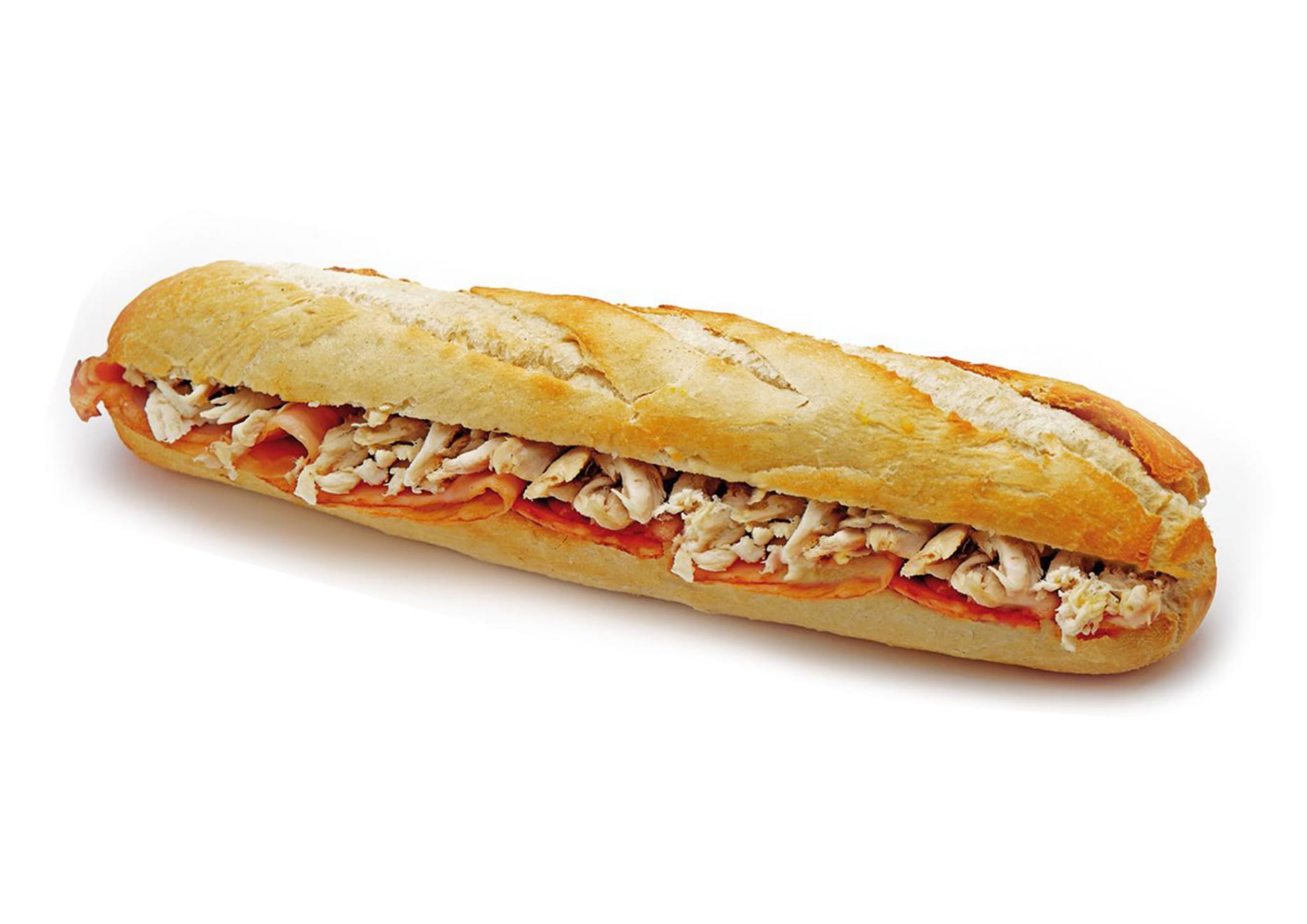 BIG BAGUETTE POLLO CON BACON 1*6UN