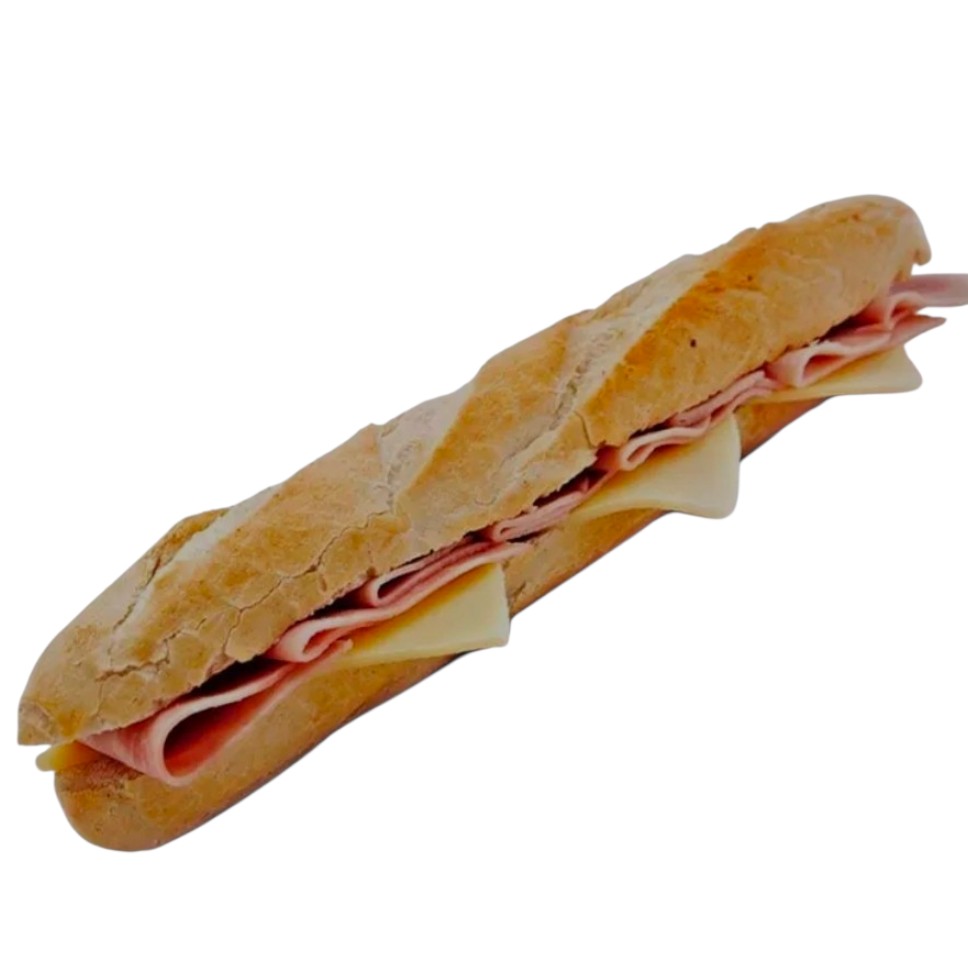 BIG BAGUETTE YORK/QUESO "MIXTO" 1*6UN
