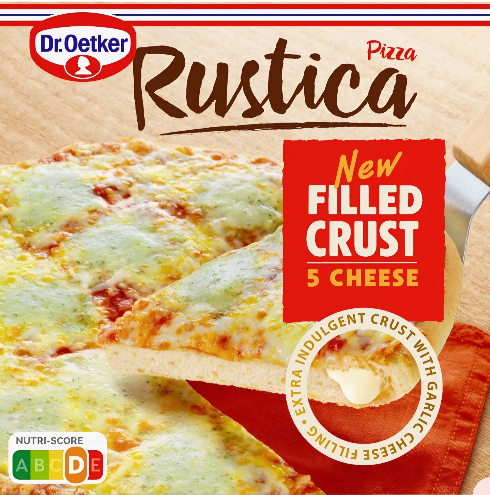 PIZZA RUSTICA RELLENO 5 QUESOS OETKER 5UND