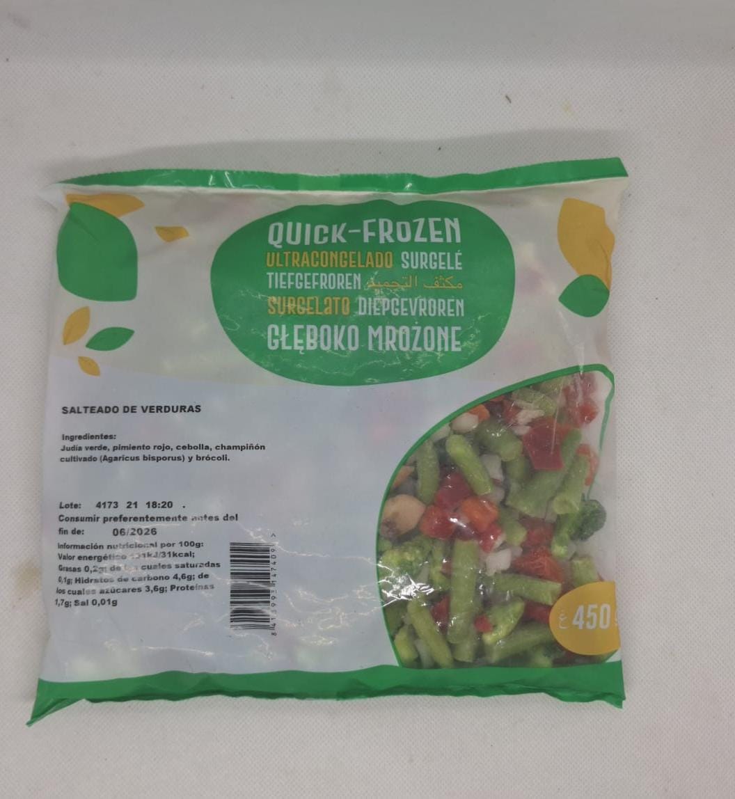 SALTEADO VERDURAS "JV" 20X450