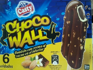 CHOCO WALL BOMBON "CASTY"5X6UND