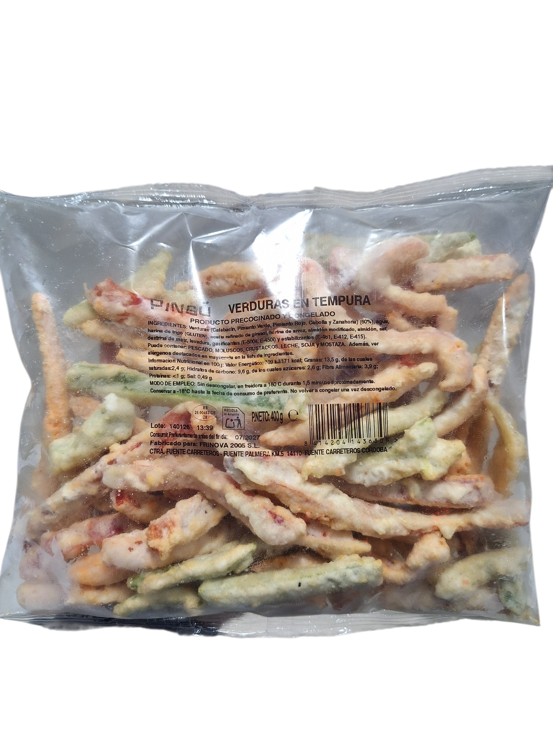 VERDURA EN TEMPURA PNG 10X400GR