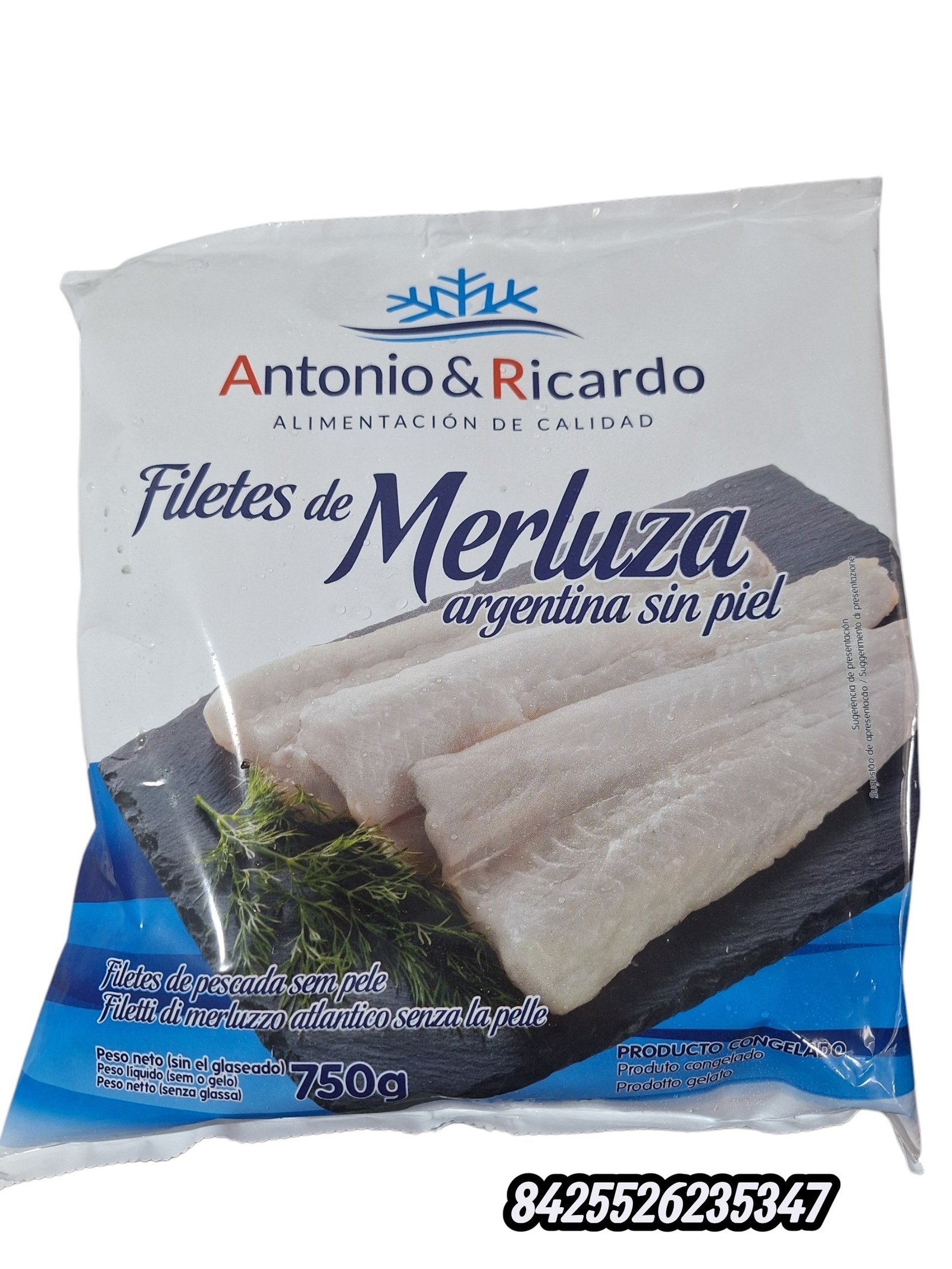 FTE MERLUZA S/P AYR 10X750GR