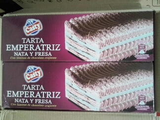 TARTA EMPERATRIZ "CASTY" NATA/FRESA 4X1UND