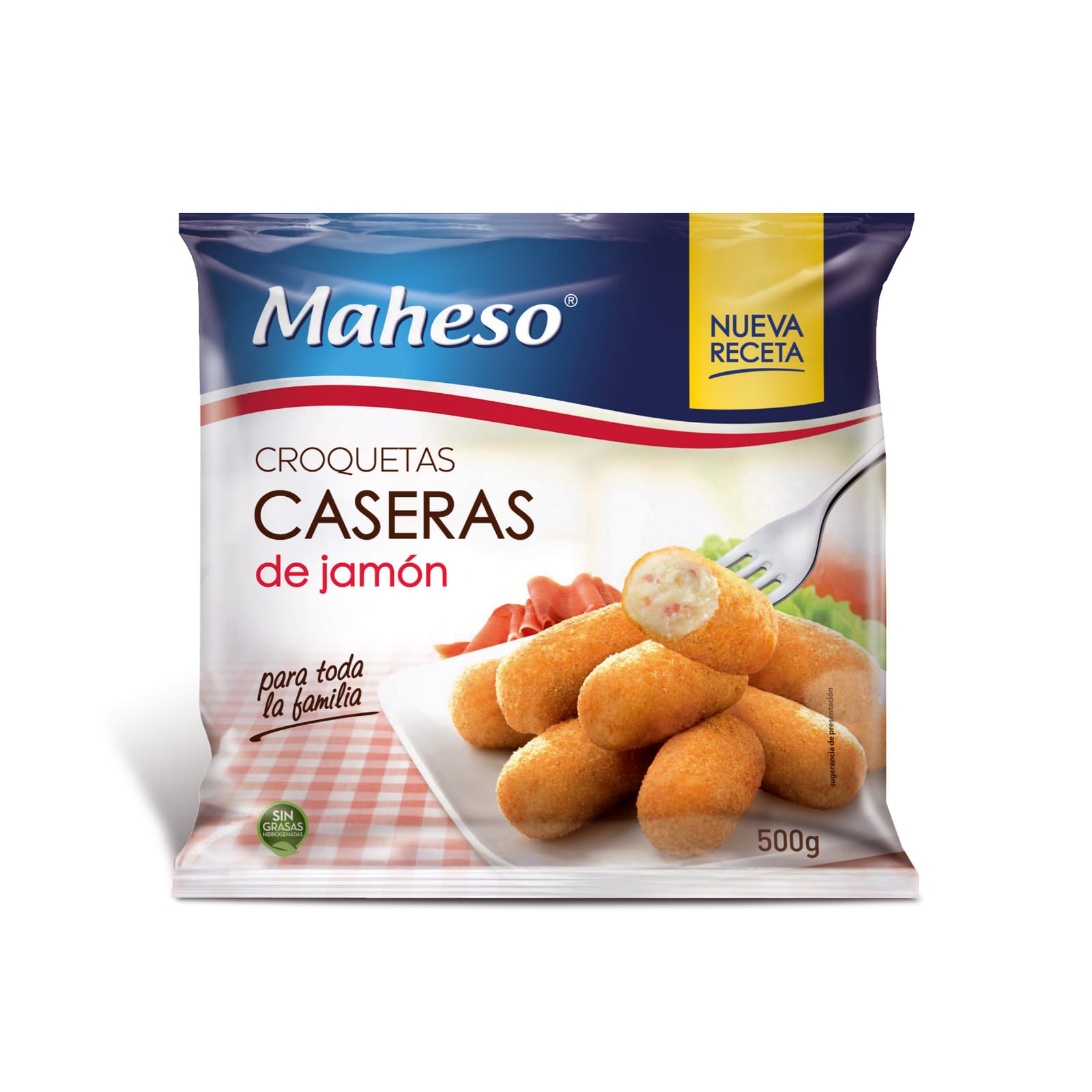 CROQUETA  JAMON MAHESO 10X400GR