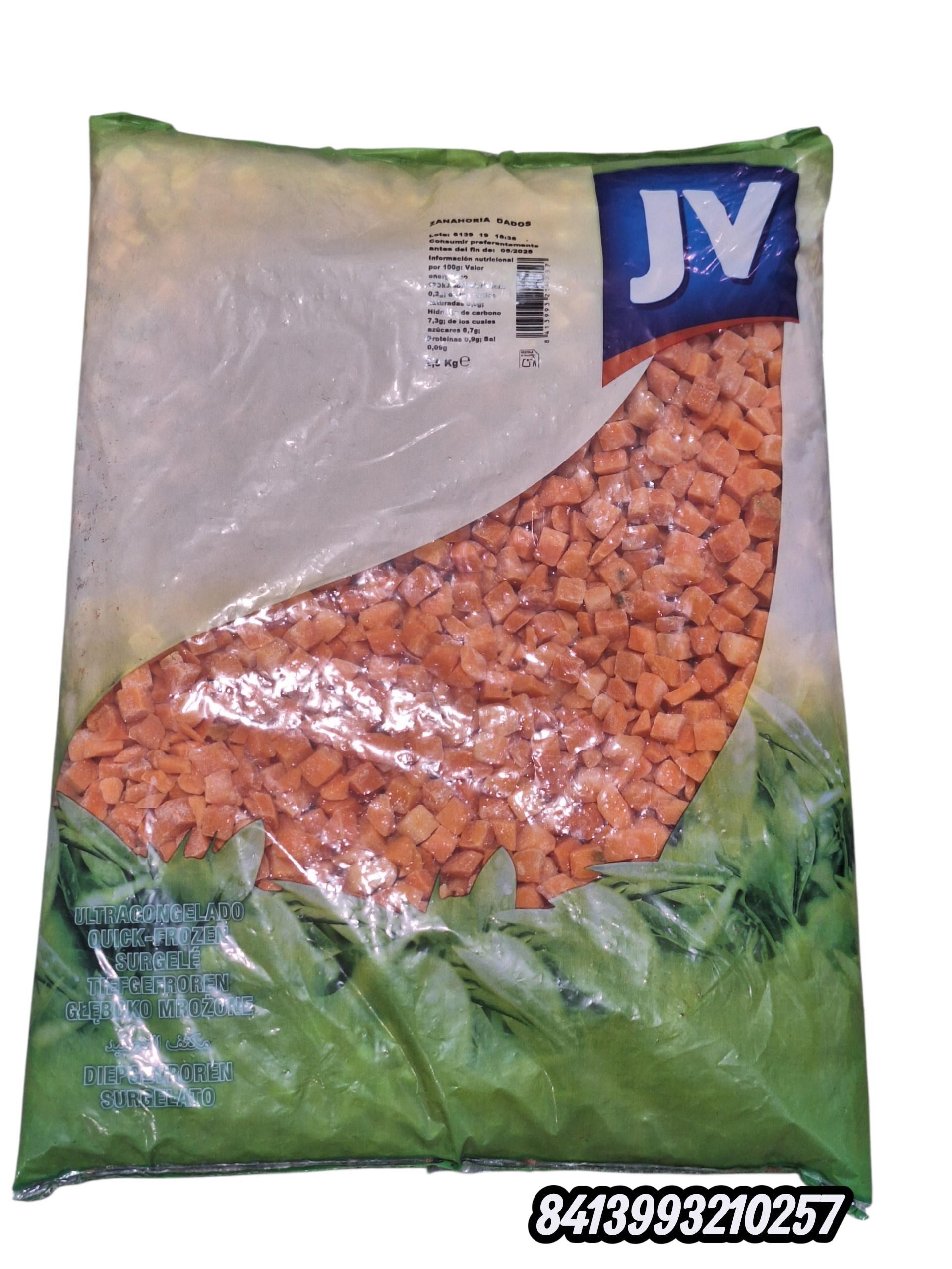 ZANAHORIA DADO JV 4X2.5KG