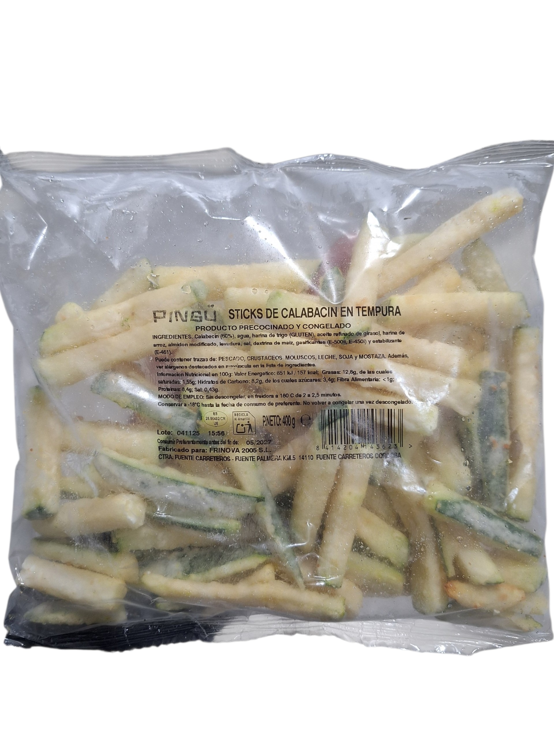 PALITO CALABACIN TEMPURA PNG 10X400