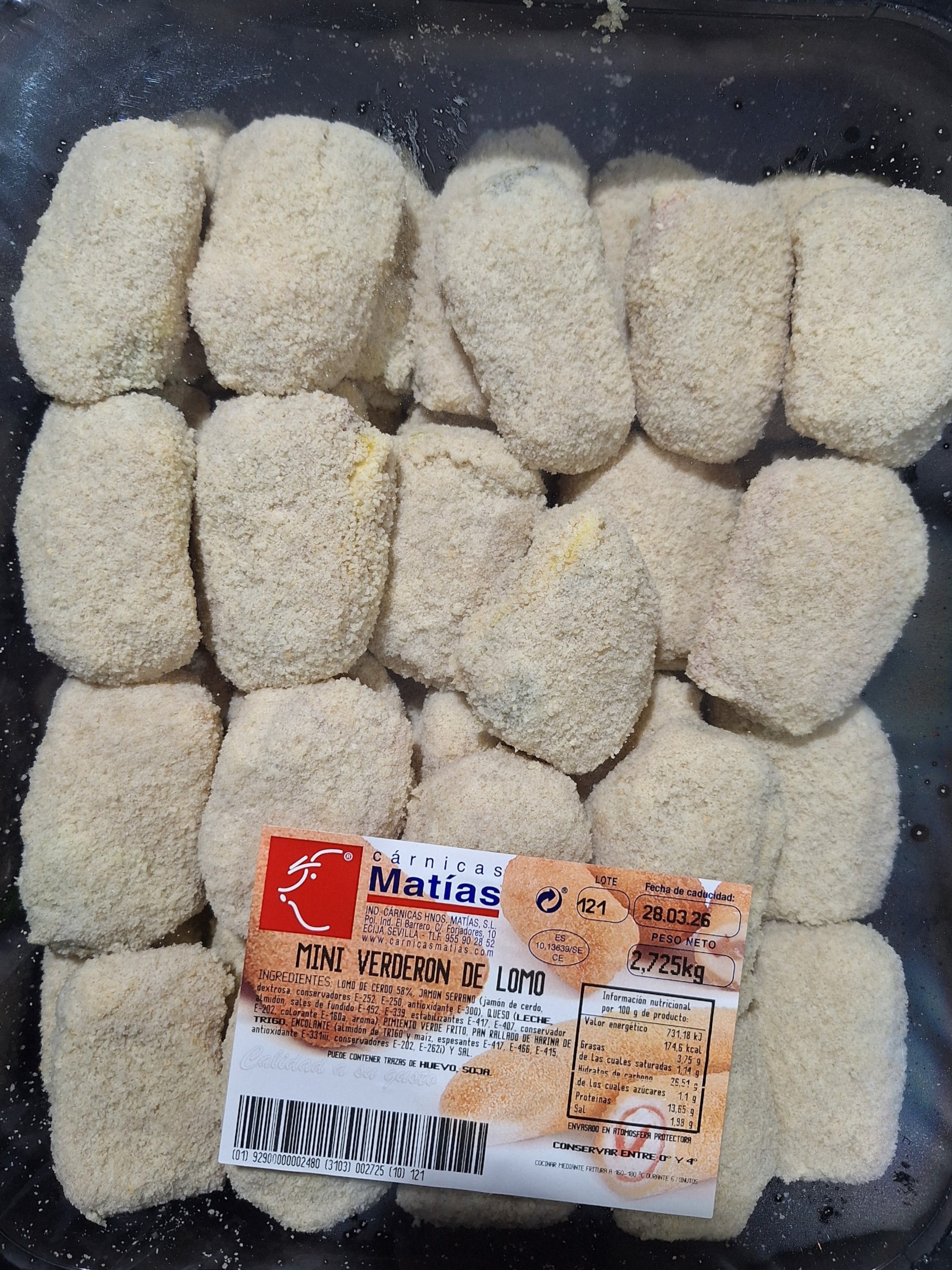 MINI VERDERON DE LOMO MATIAS KG