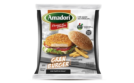 HAMB. GRAN BURGUER "AMADORI" 4X700GR