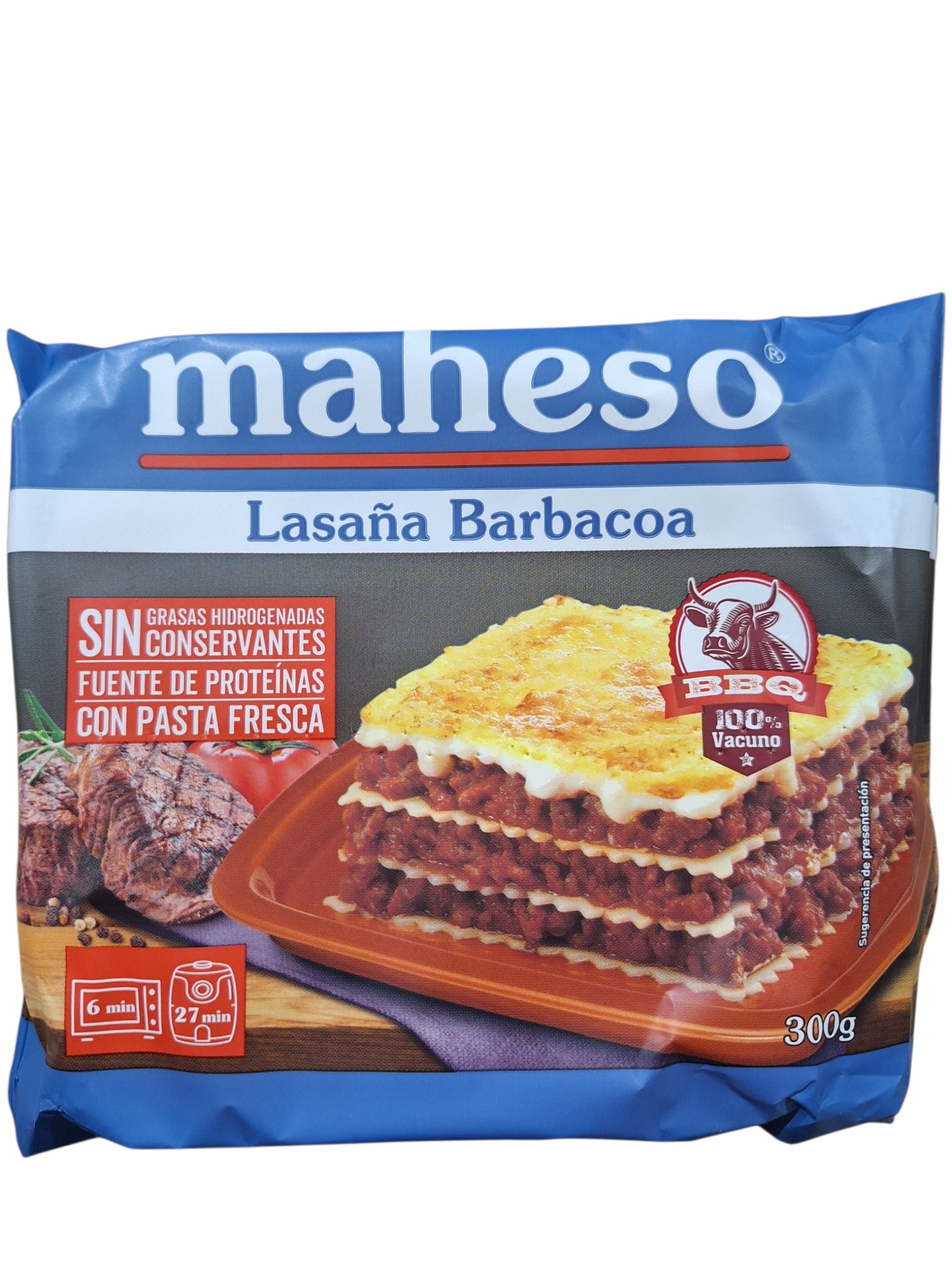 LASAÑA TERNERA BBQ 15X300GR