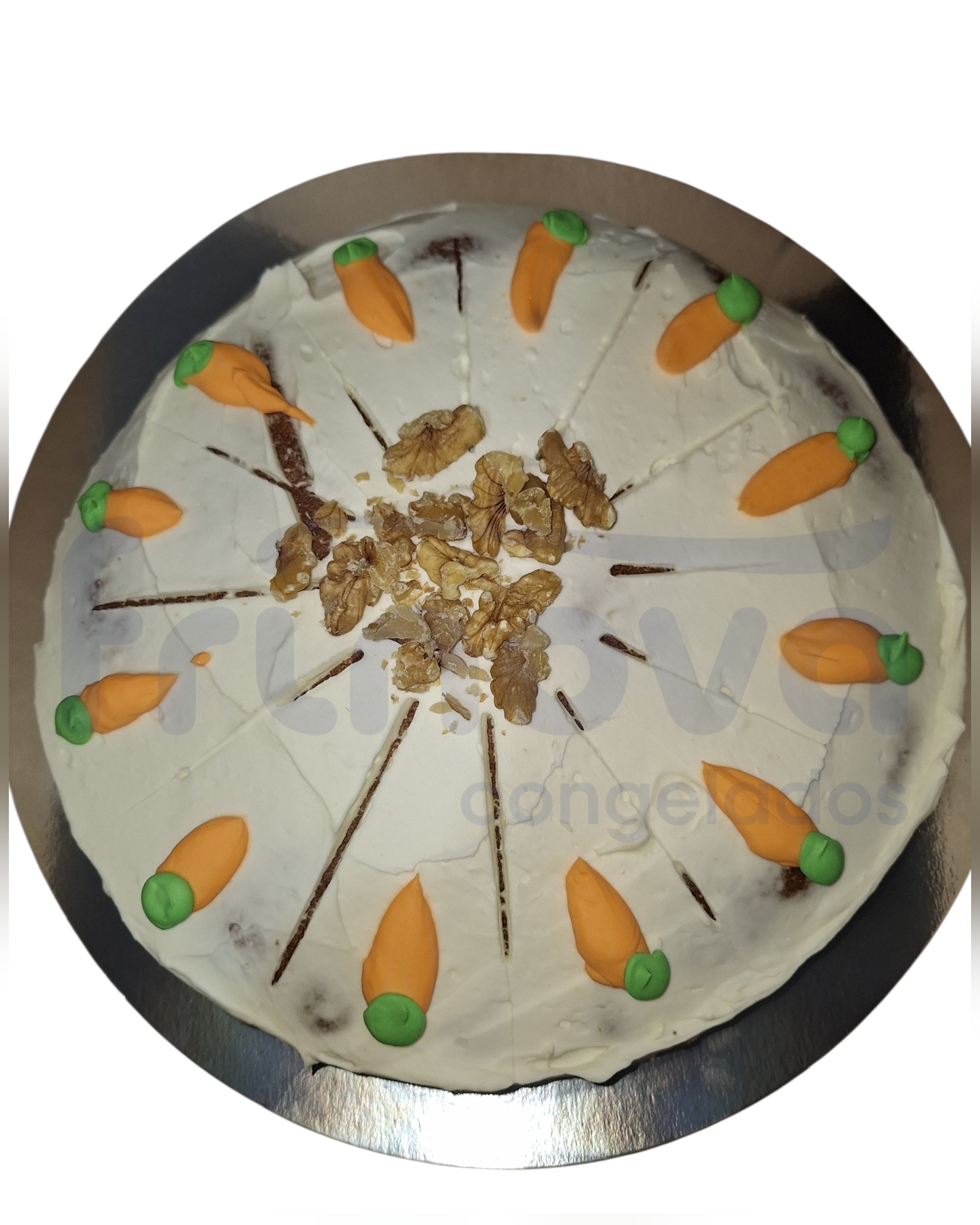 TARTA ZANAHORIA "PRECORTADA" 14 PORC.