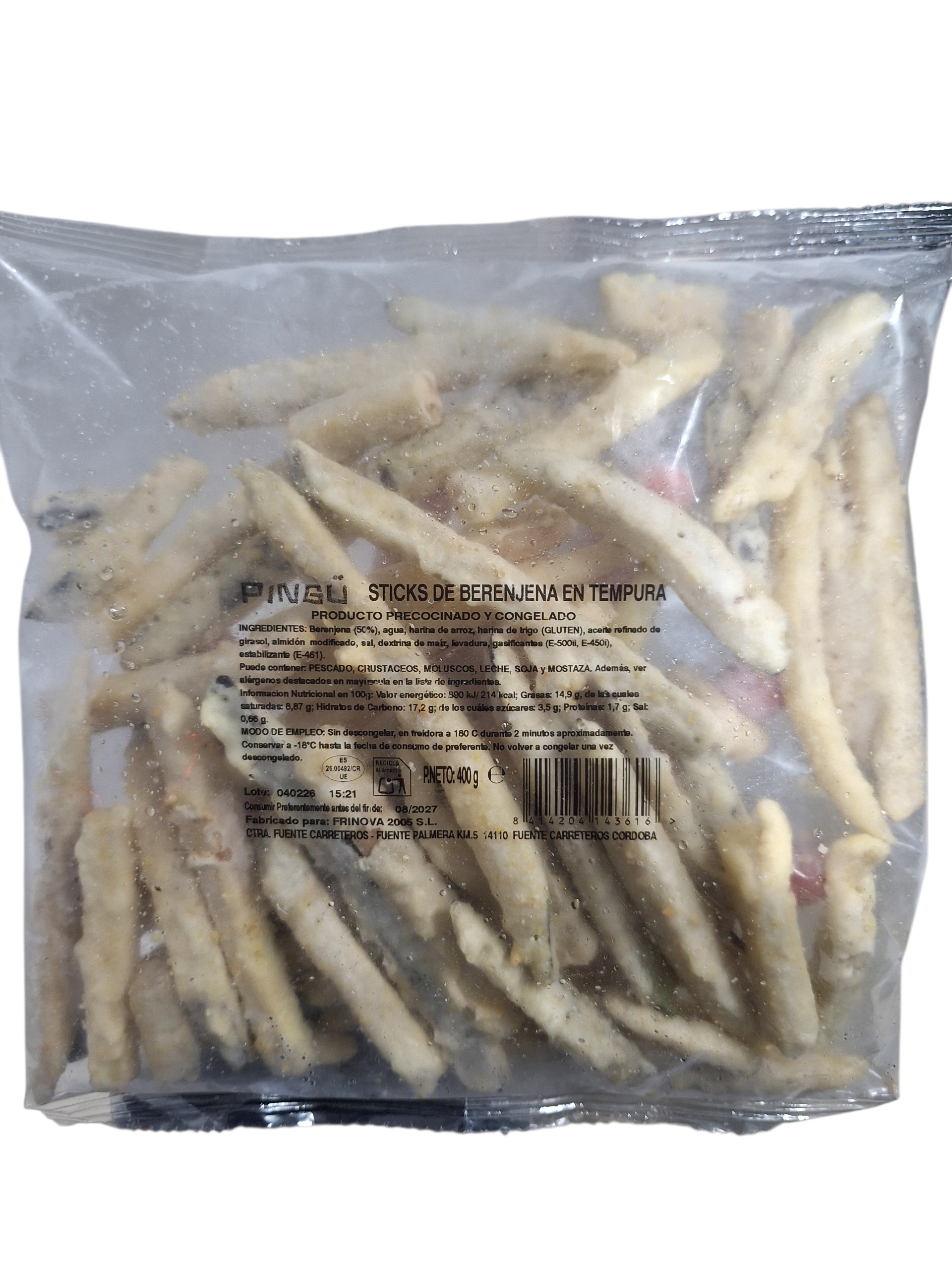 PALITOS BERENJENA TEMP PNG 10X400G