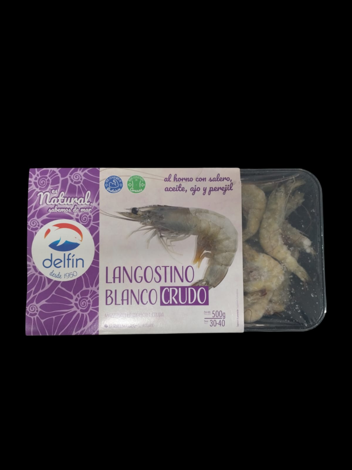 LANGOSTINO CRUDO "DELFIN" 30/40 8X500