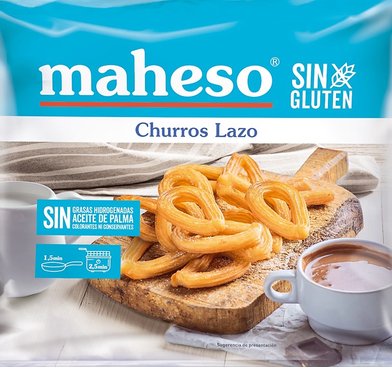 CHURROS LAZO SIN GLUTEN MAHESO 10X200GR
