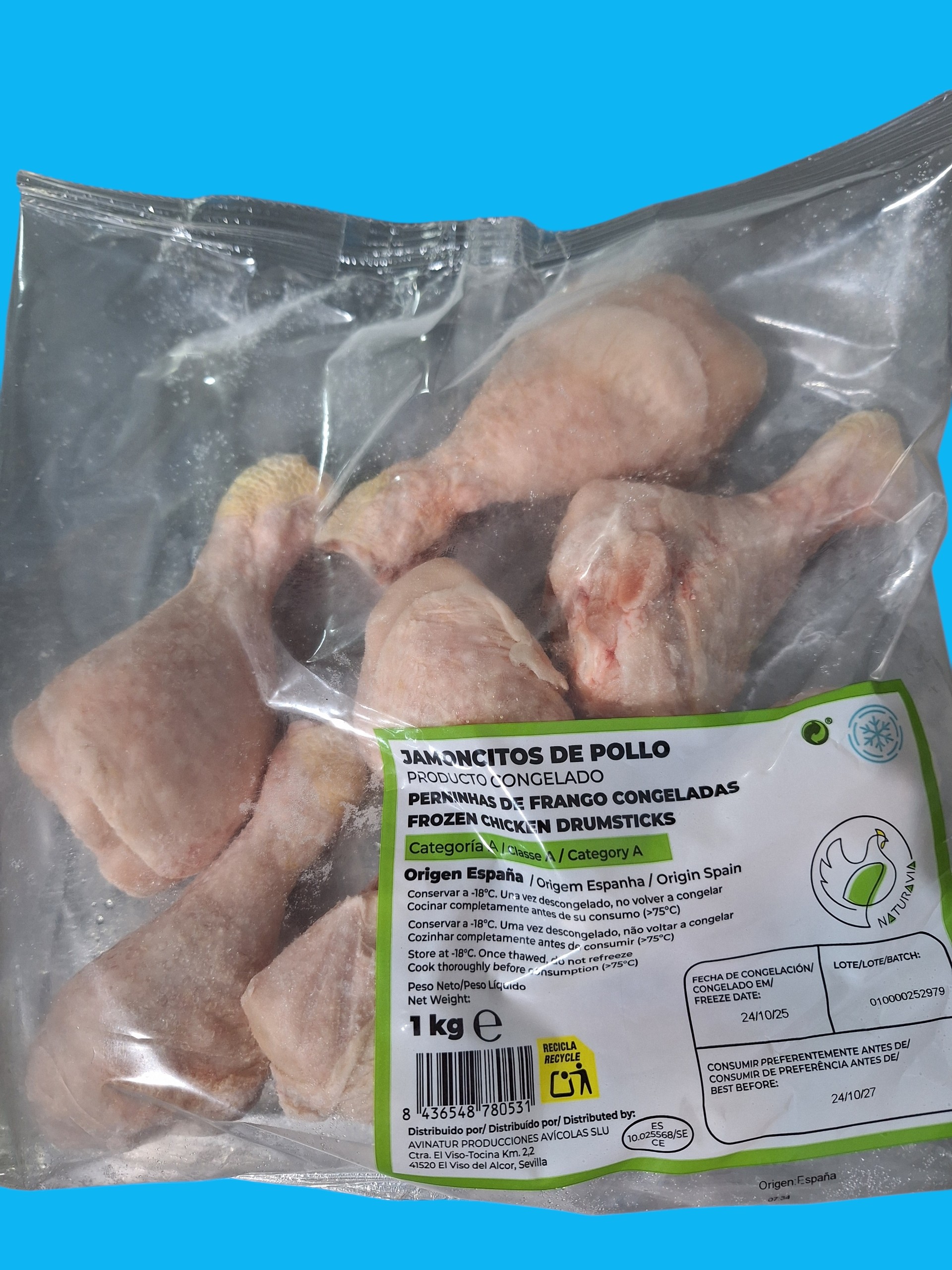 JAMONCITO POLLO "AVISERRANO" IQF 10X1KG