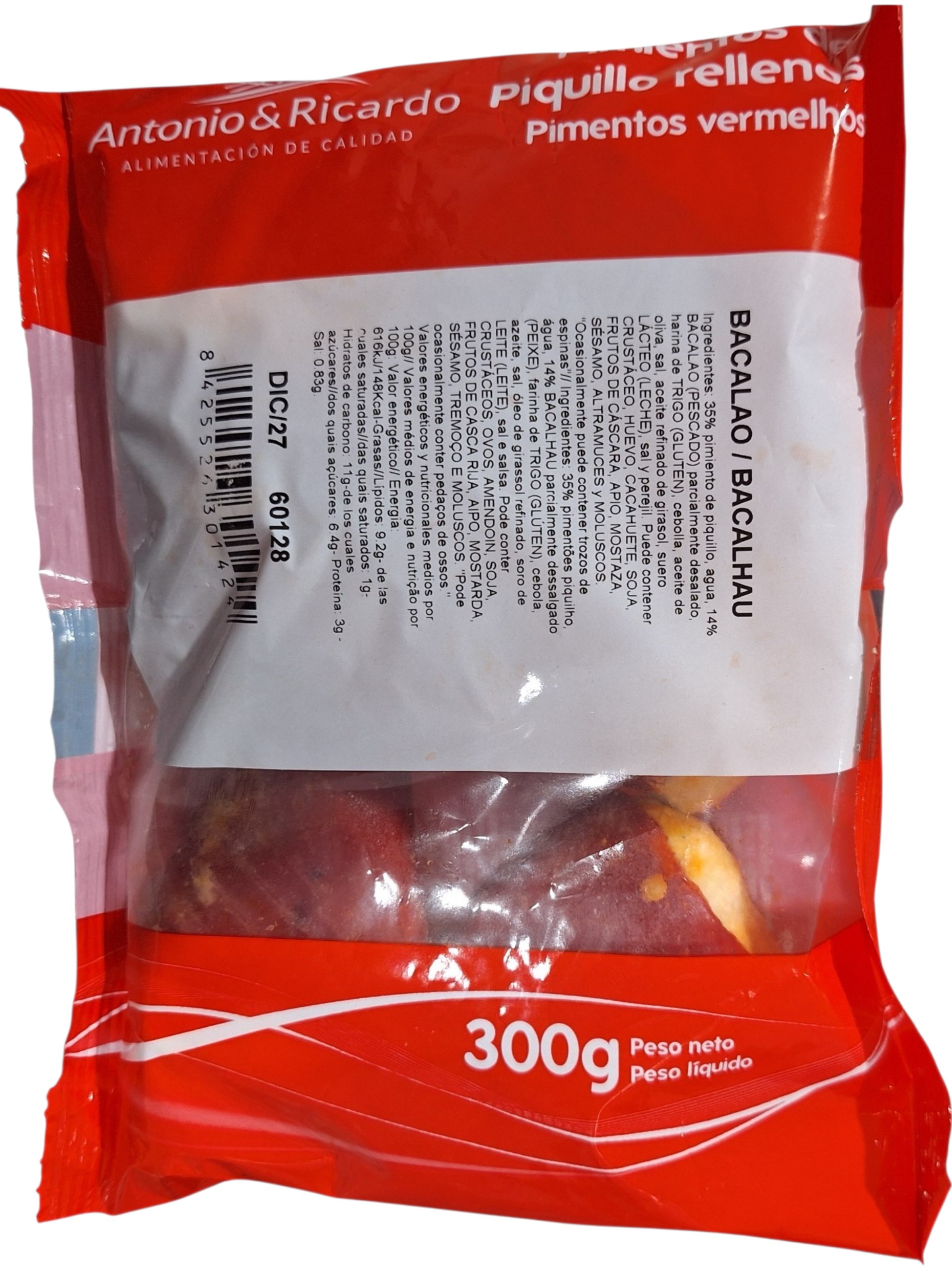 PIMIENTO PIQ. R. BACALAO AYR 16X300GR