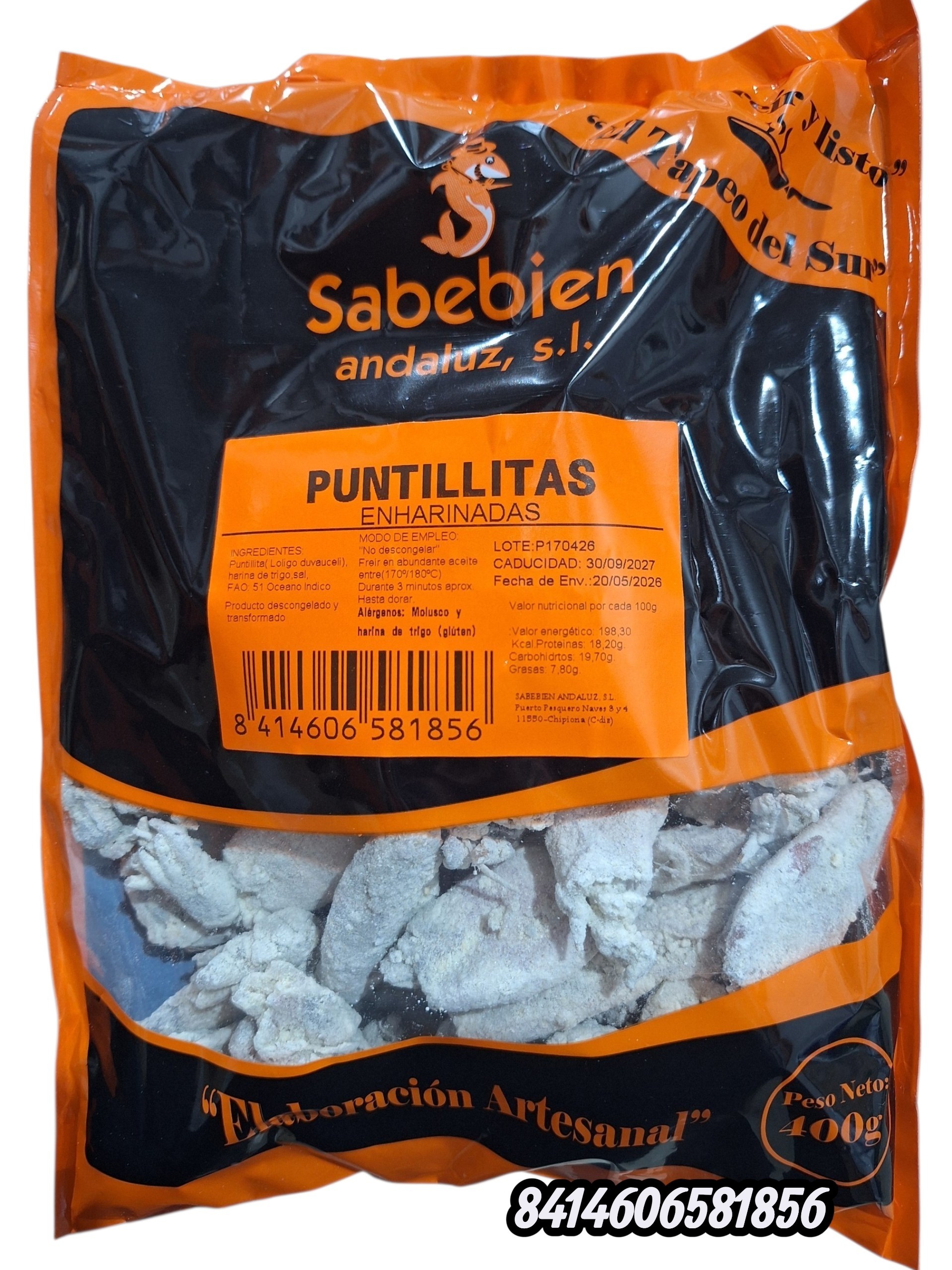 PUNTILLITAS HARINADAS SB 8X400GR