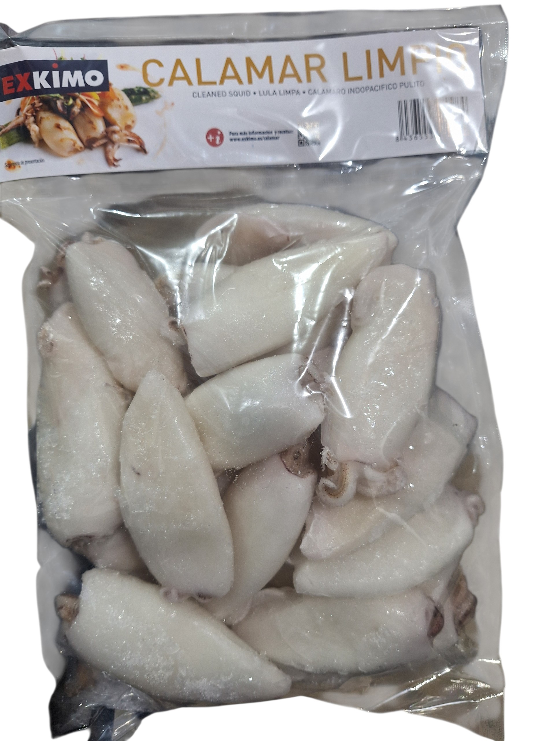 CALAMAR EXKIMO LIMPIO 20/40 BOLSA 6X1KG