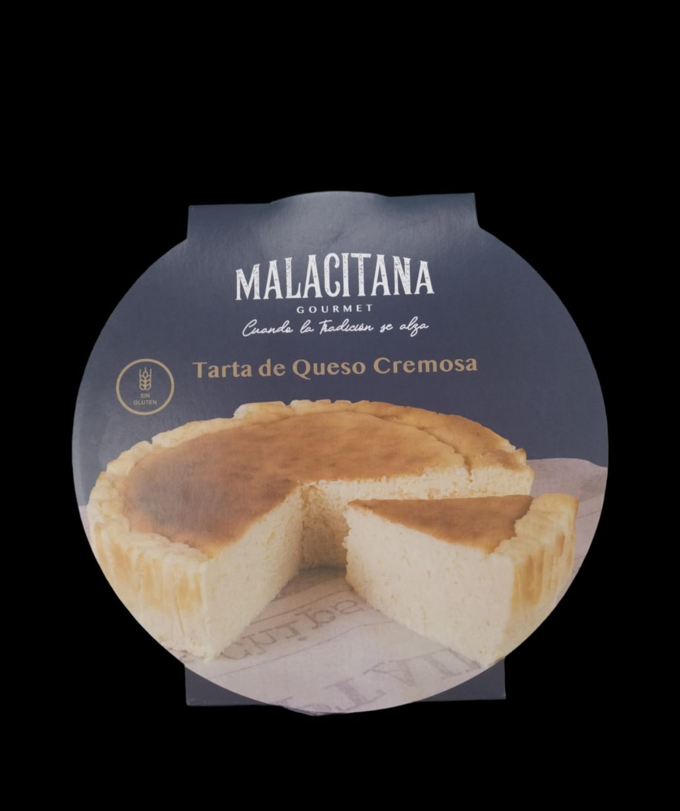 TARTA QUESO CREMOSA "MALACITANA" 6X500