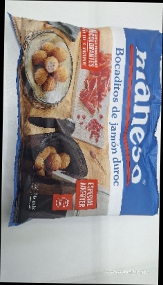 BOCADITO JAMON DUROC (AIR FRYYER) MAHESO 12X300