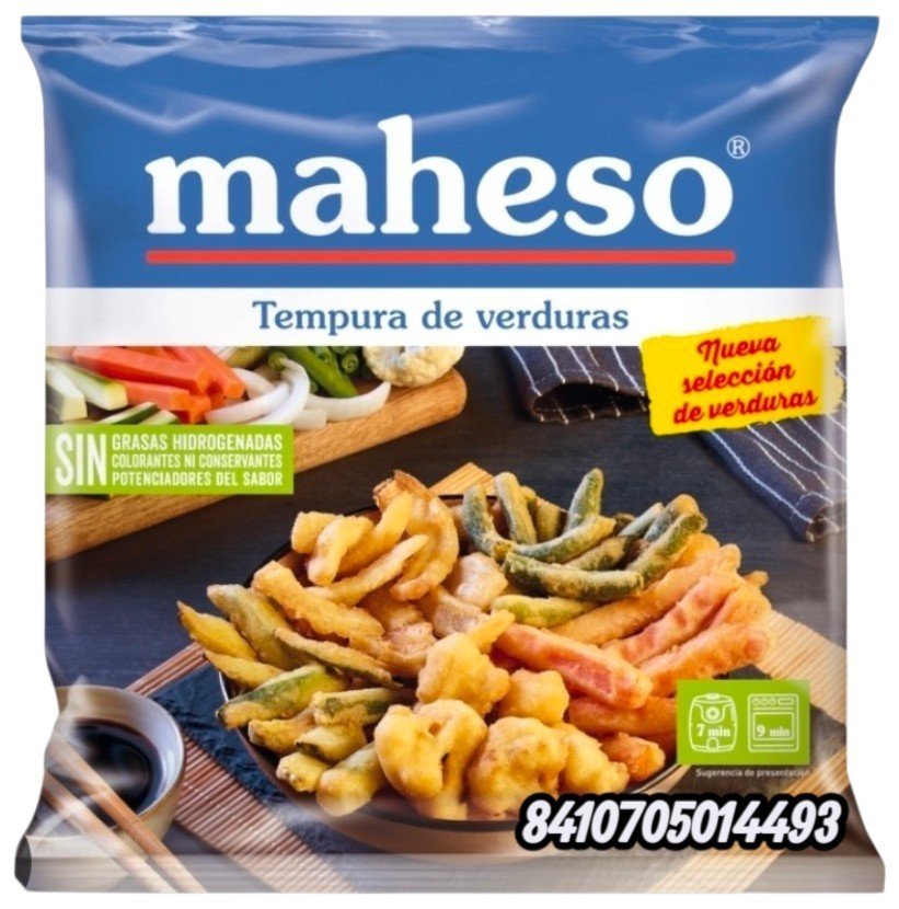TEMPURA DE VERDURAS MAHESO 14X350GR