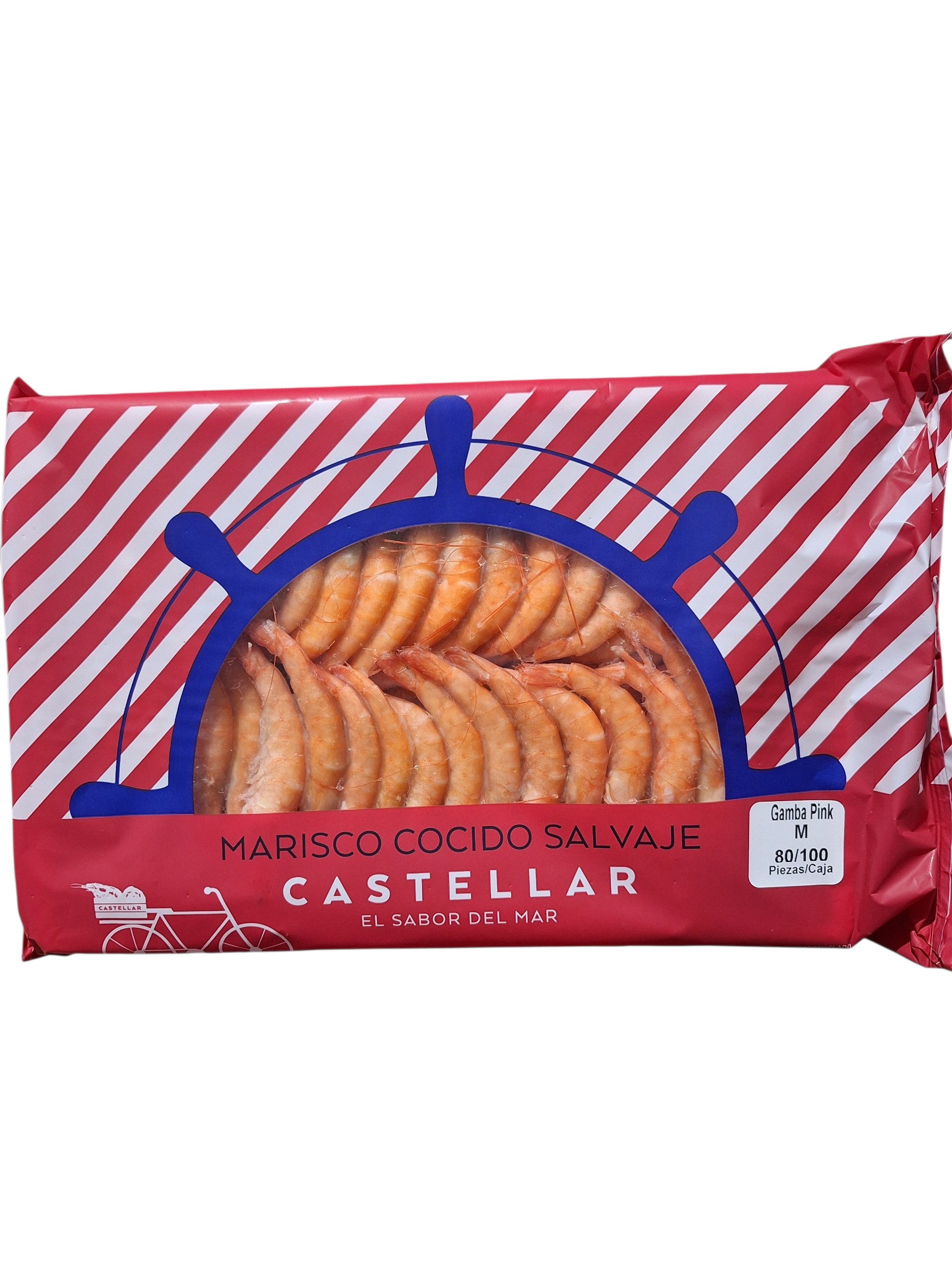 GAMBA COCIDA CASTELLAR PINK M 12X800GR