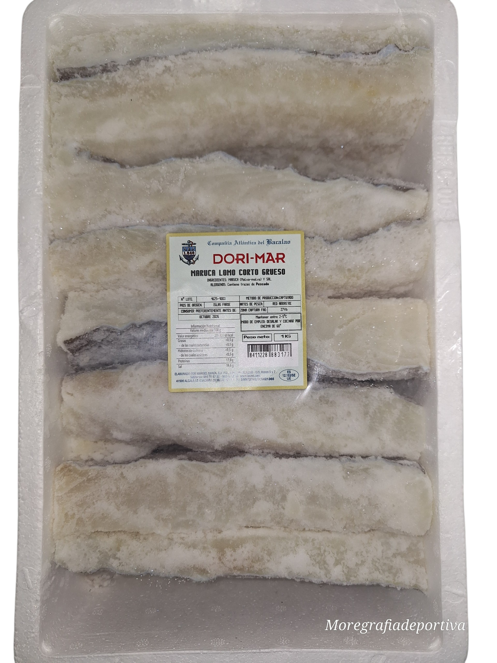 LOMO CORTO GRUESO SALADO MARUCA DORI-MAR 5KG