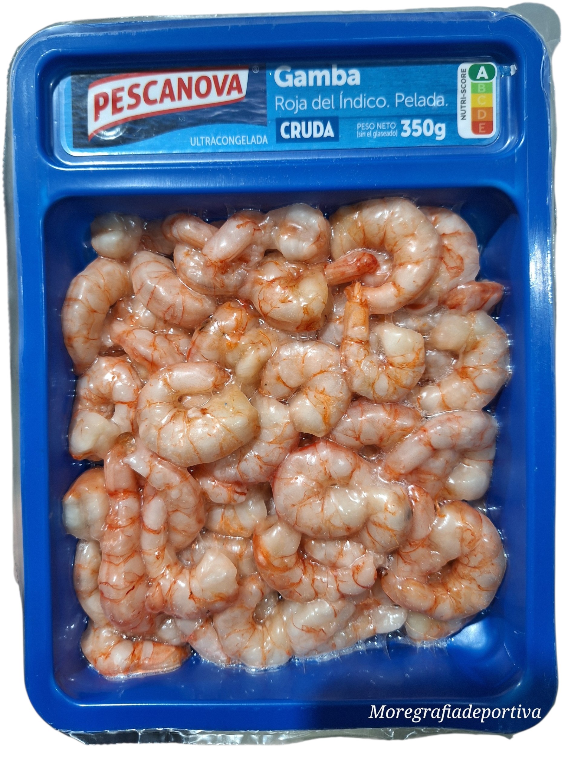 GAMBA ROJA CRUDA PELADA PESCANOVA 12X350G