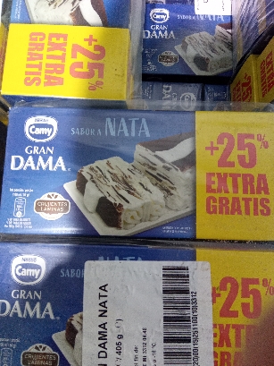 TARTA GRAN DAMA NESTLE NATA 6X750ML