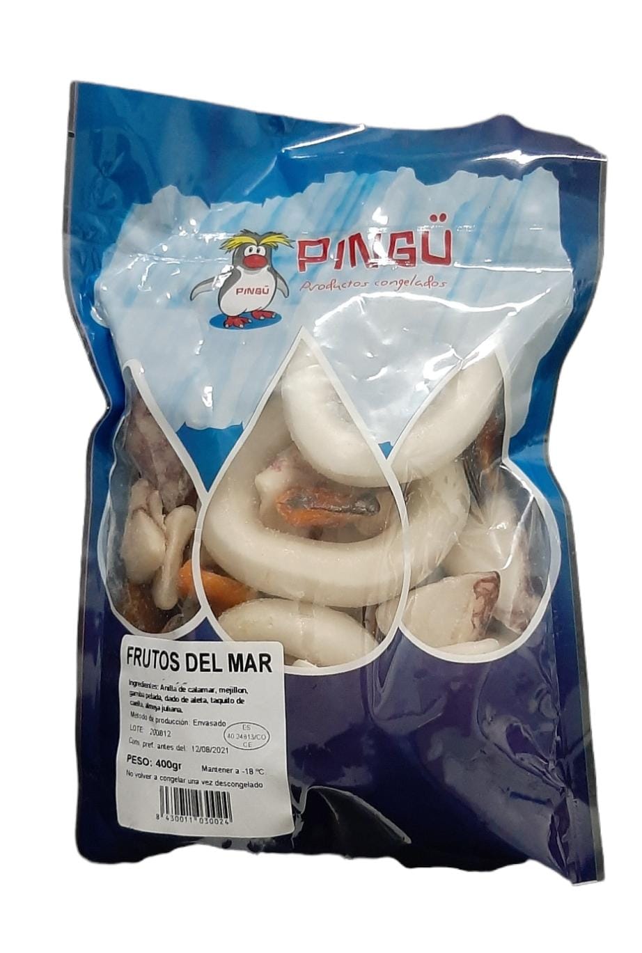 FRUTOS DEL MAR "PNG" 10X400G