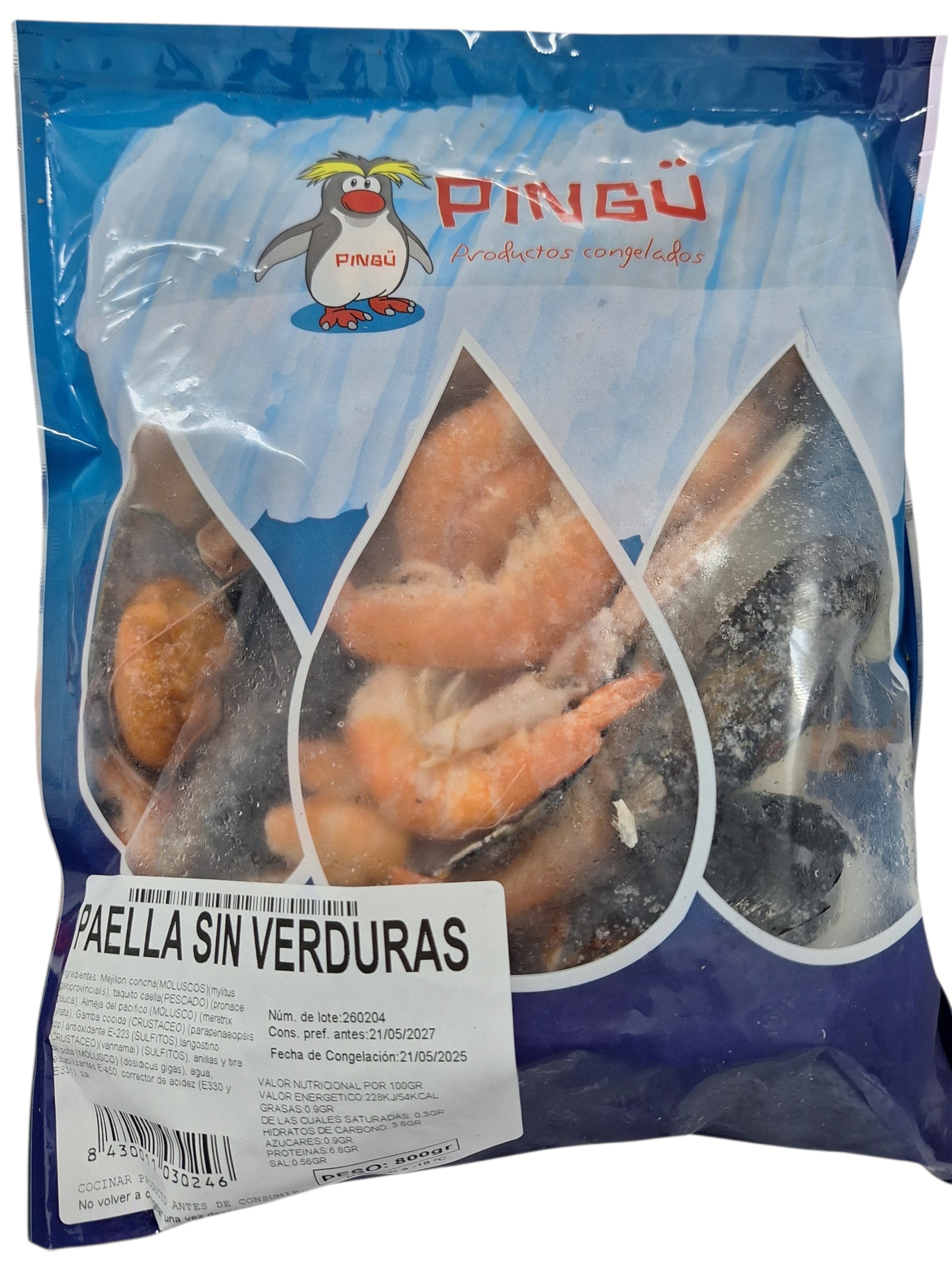 PAELLA S/V "PNG" 6 X 800GR