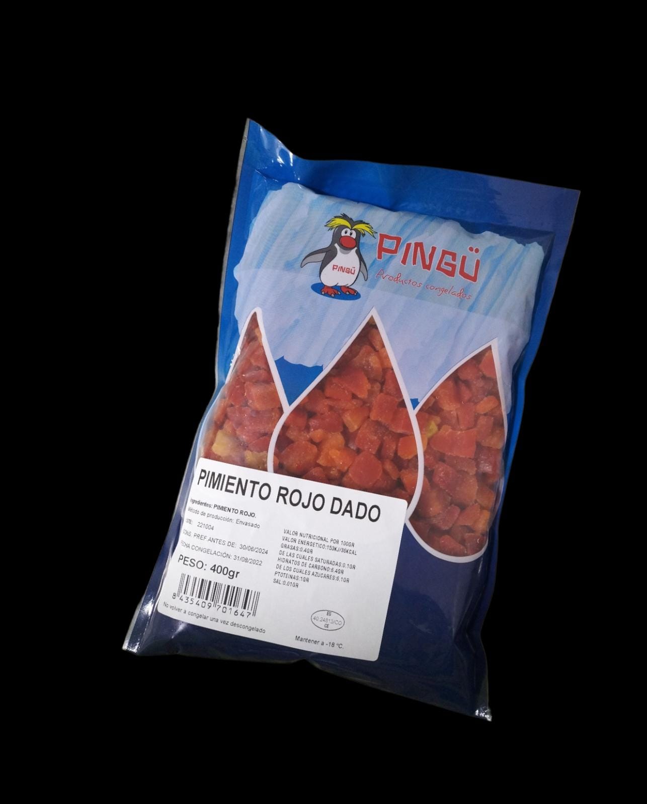 PIMIENTO ROJO 10X10 "PNG" 10X400GR