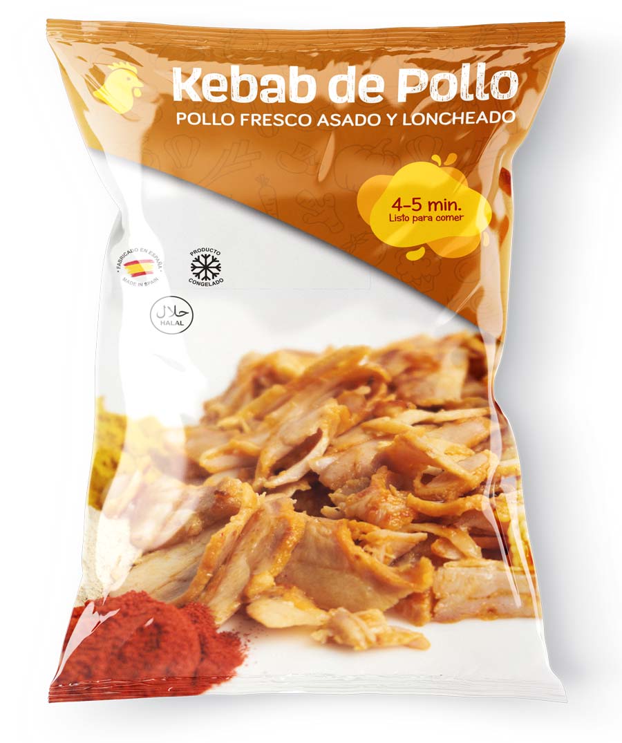 LONCHEADO KEBAB POLLO 8X1KG